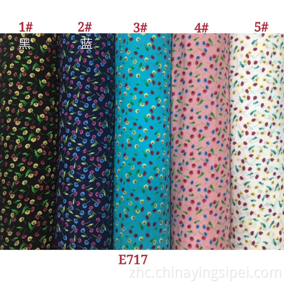 ISP Textlie Challis 45s*45S纺织品旋转100％人造丝印刷织物数字印刷制造商